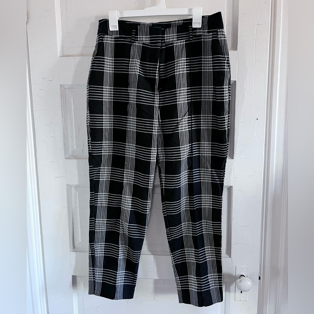 ASOS Hourglass plaid cigarette pants